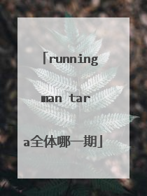 running man tara全体哪一期