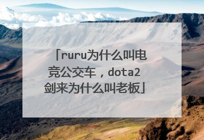 ruru为什么叫电竞公交车，dota2剑来为什么叫老板