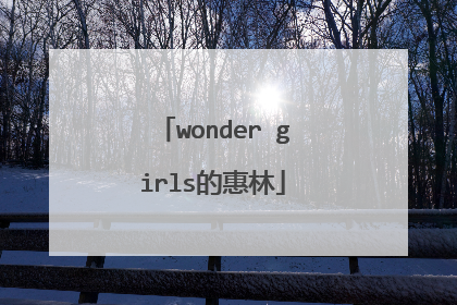 wonder girls的惠林