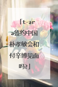 t-ara签约中国朴孝敏会和付辛博见面吗?