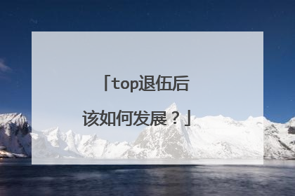top退伍后该如何发展?