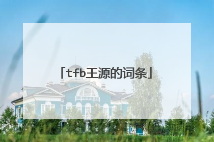 tfb王源的词条