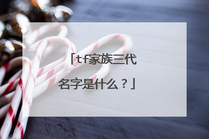 tf家族三代名字是什么?