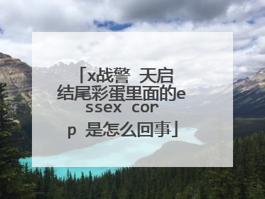 x战警 天启 结尾彩蛋里面的essex corp 是怎么回事